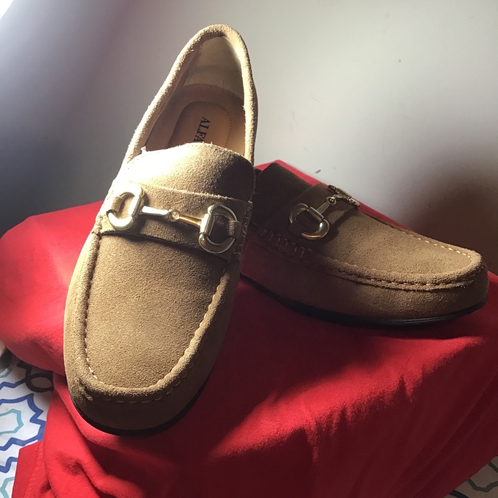 😜Alfani, Brady,  new cond. see photos, size 9.5M, leather upper, gorgeous 🔥🔥